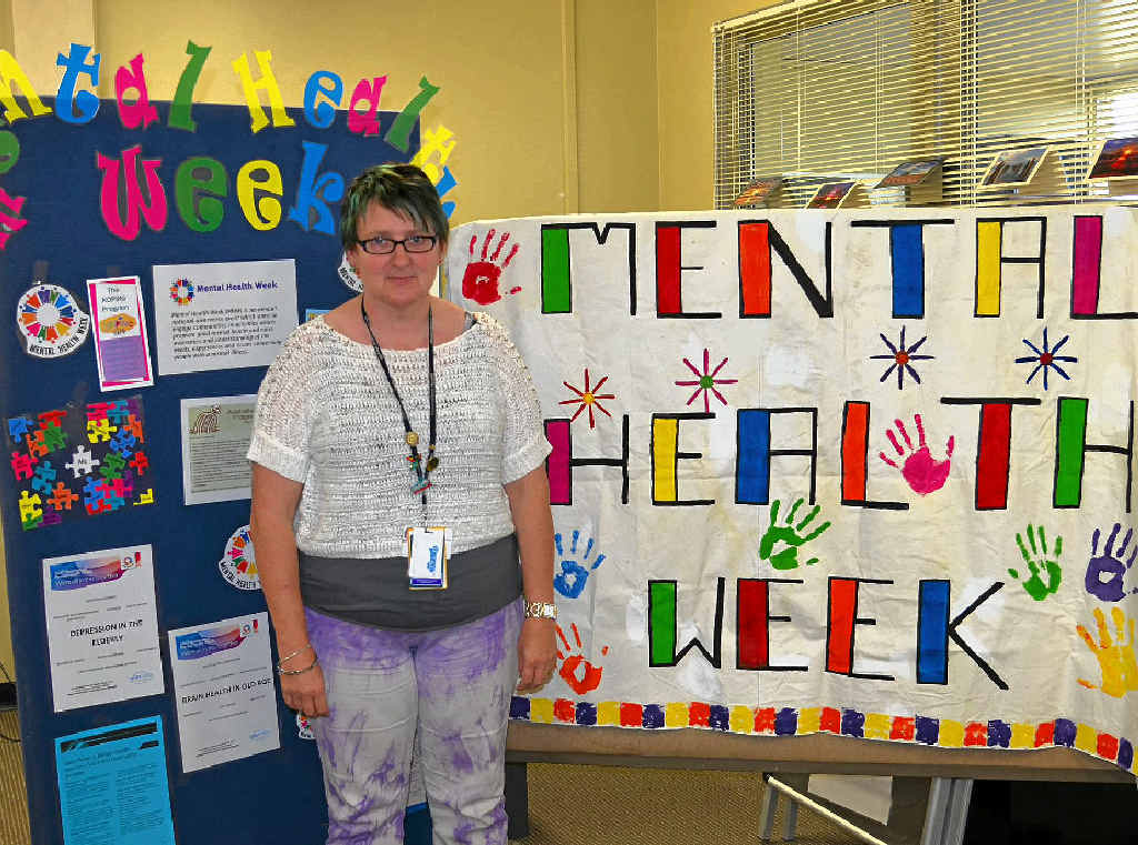 Clinical nurse Ane-Katrina Cox said the whole of Warwick Hospital will be decorated in line with Mental Health Week, which starts tomorrow.